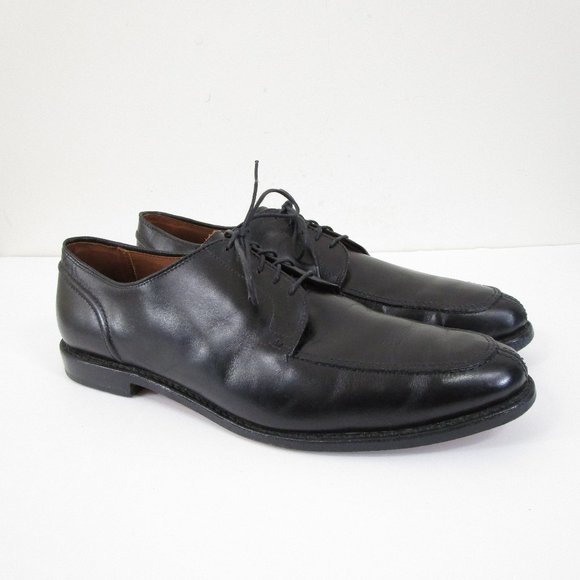 Allen Edmonds Mens Black Leather LaSalle Split Toe Dress Shoes Oxfords Size 13 main image 7